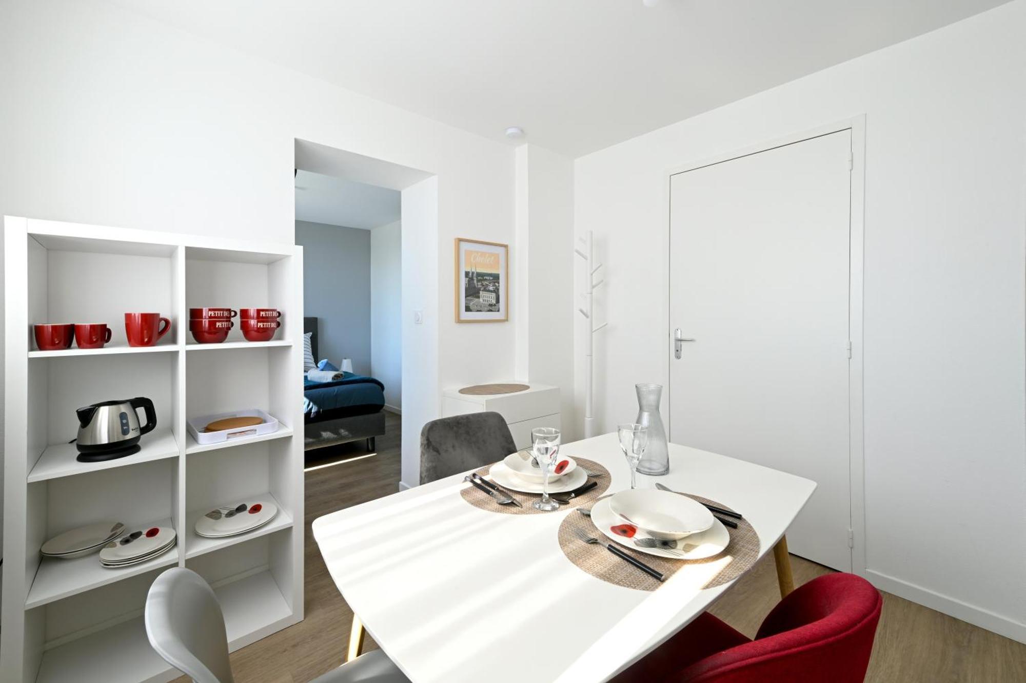 Appartement L'Ange Bleu - Appt A 25 Min Du Puy Du Fou à Cholet Extérieur photo